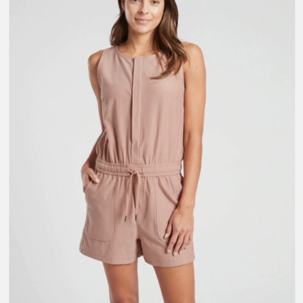 Athleta Farallon Romper Mauve Size L